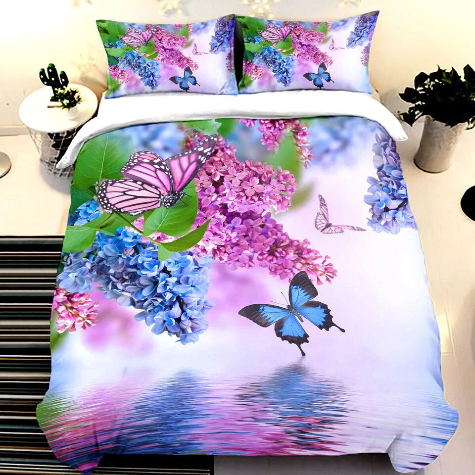 Butterfly Margaux Heritage Quilt / Doona / Duvet Cover set