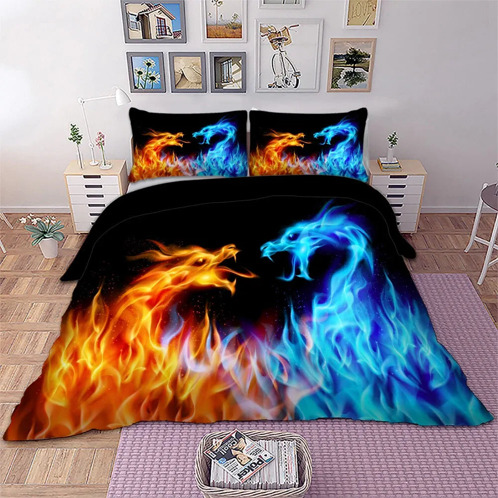 Dragon Arabelle Bloomscape Quilt / Doona / Duvet Cover set