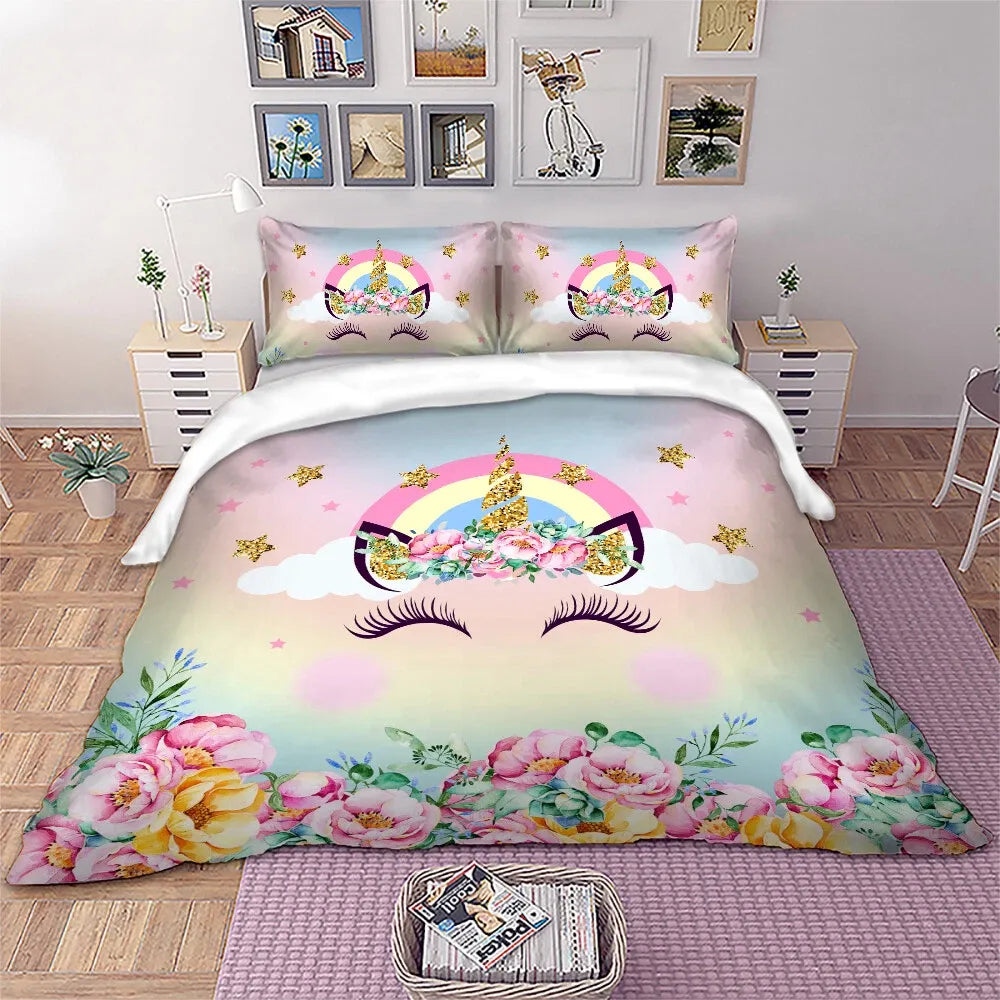 Unicorn Eyes Ophelia Atelier Quilt / Doona / Duvet Cover set