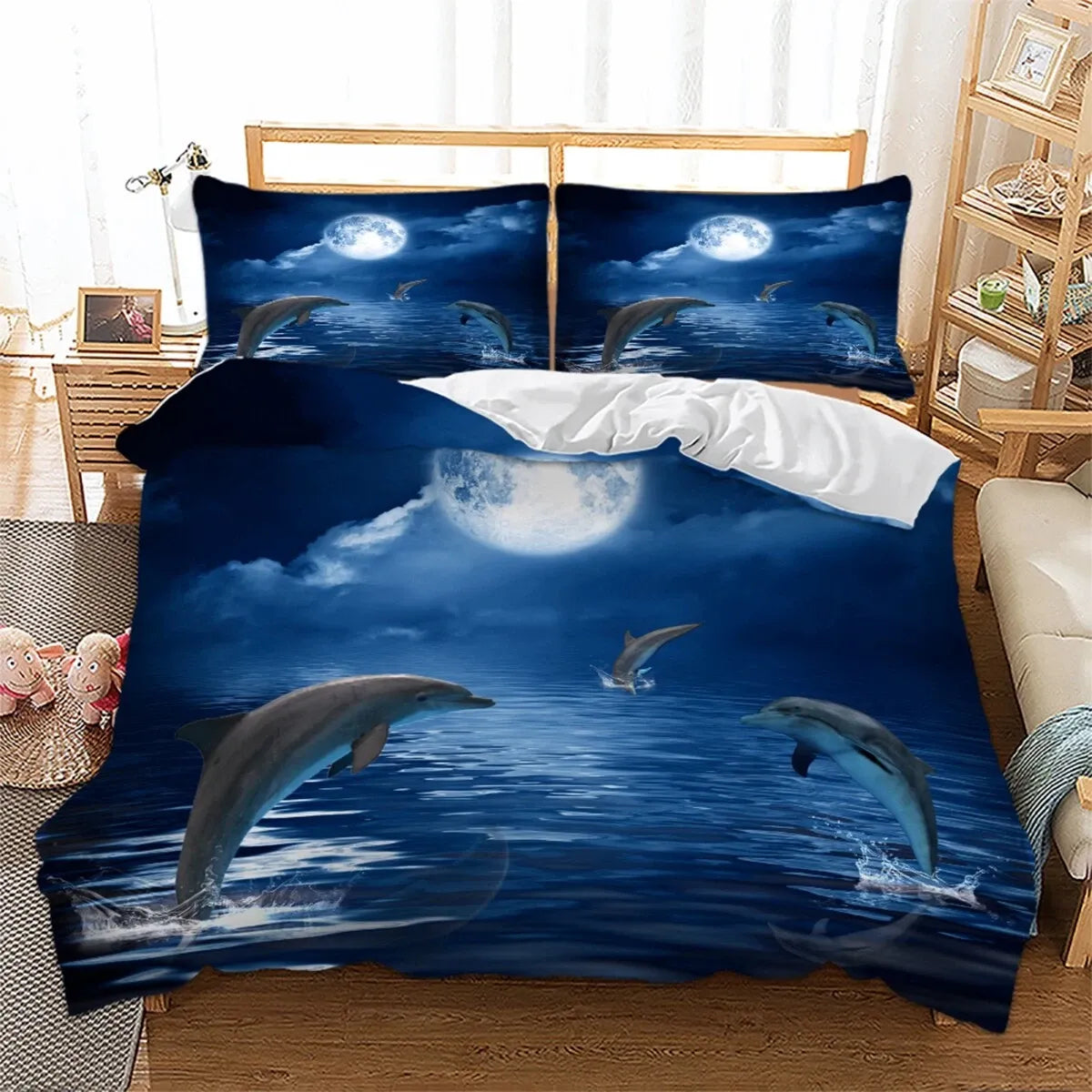 Blue Montreux Elegance Quilt / Doona / Duvet Cover set