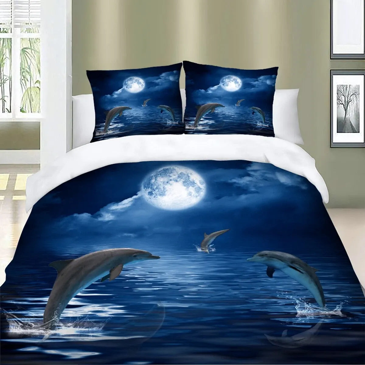 Blue Montreux Elegance Quilt / Doona / Duvet Cover set