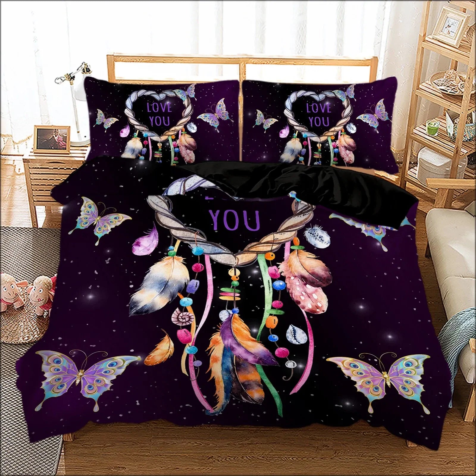 Leaf Nordic Bloomscape Quilt / Doona / Duvet Cover set