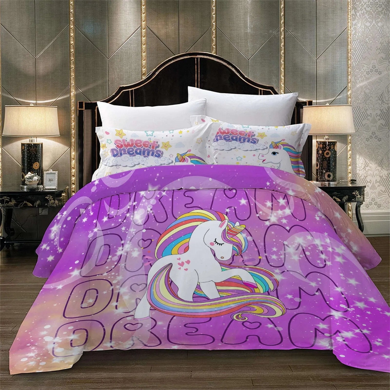 Unicorn Dream Clarisse Serenity Quilt / Doona / Duvet Cover set