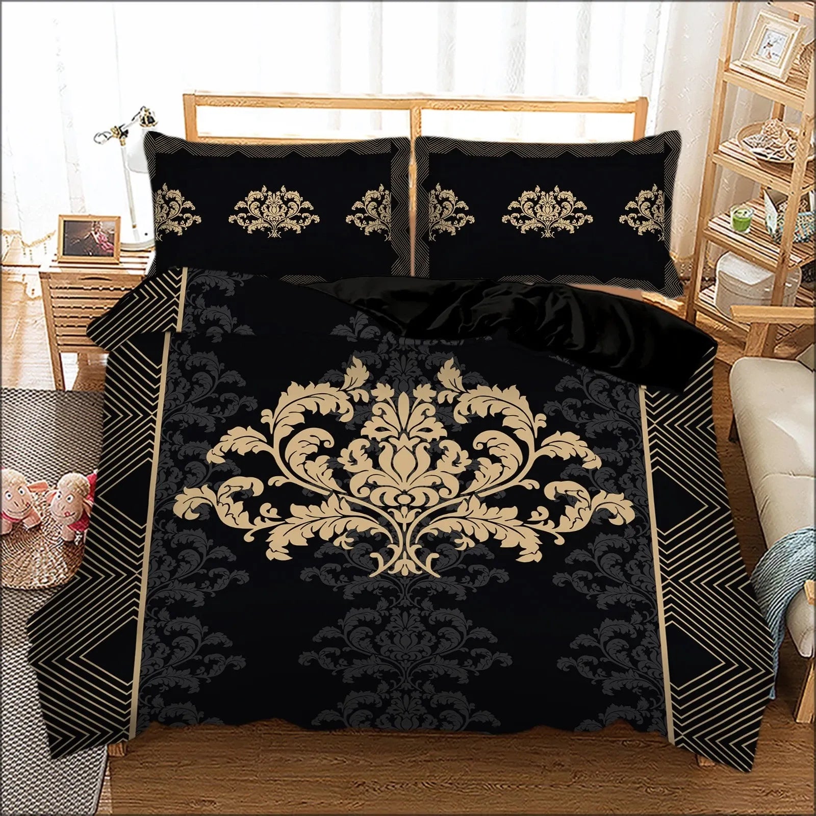Bloom Damascus Monaco Atelier Quilt / Doona / Duvet Cover set