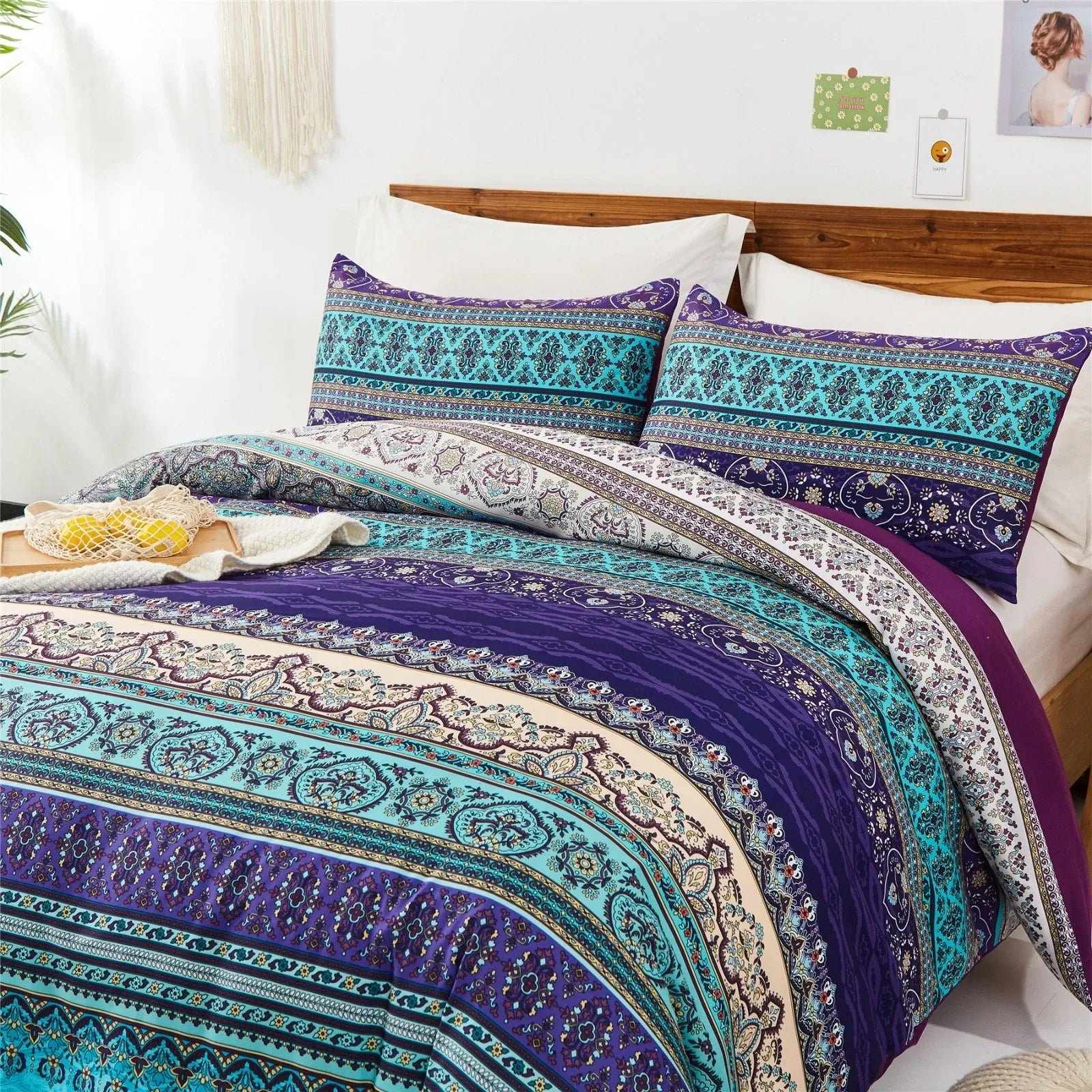 Marble Stripe Palermo Gallery Quilt / Doona / Duvet Cover set