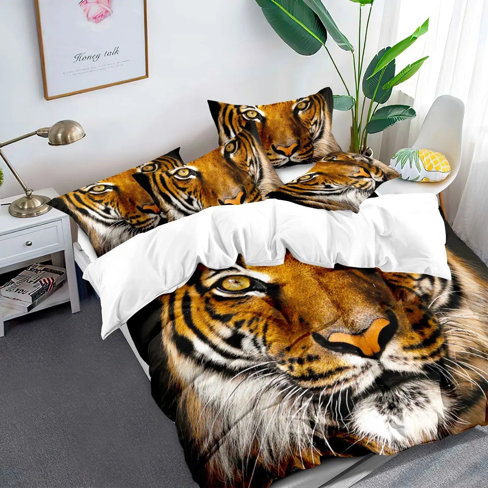Tiger Prague Bloomscape Quilt / Doona / Duvet Cover set