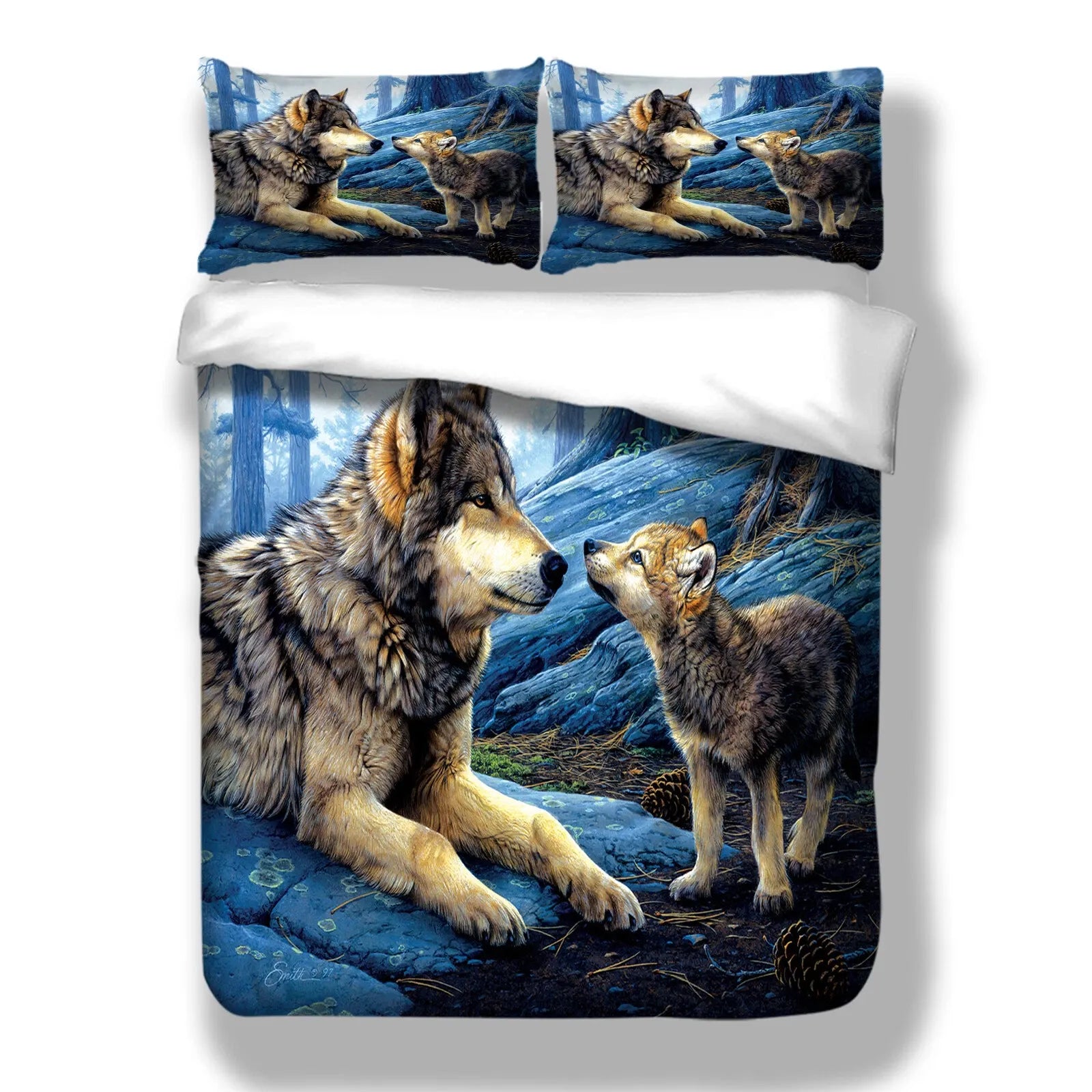Wolf Florence Dream Quilt / Doona / Duvet Cover set