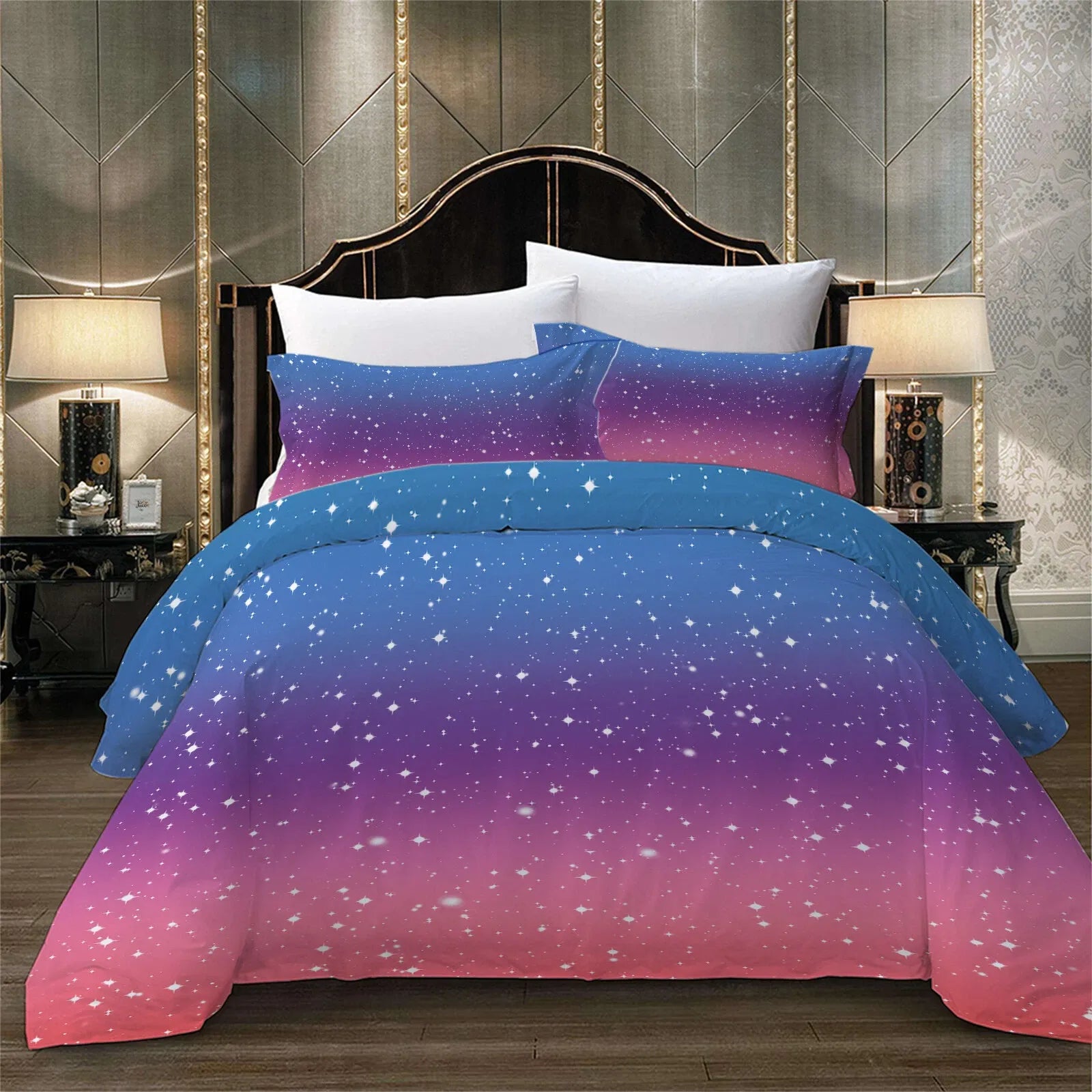 Orchid Marseille Charm Quilt / Doona / Duvet Cover set
