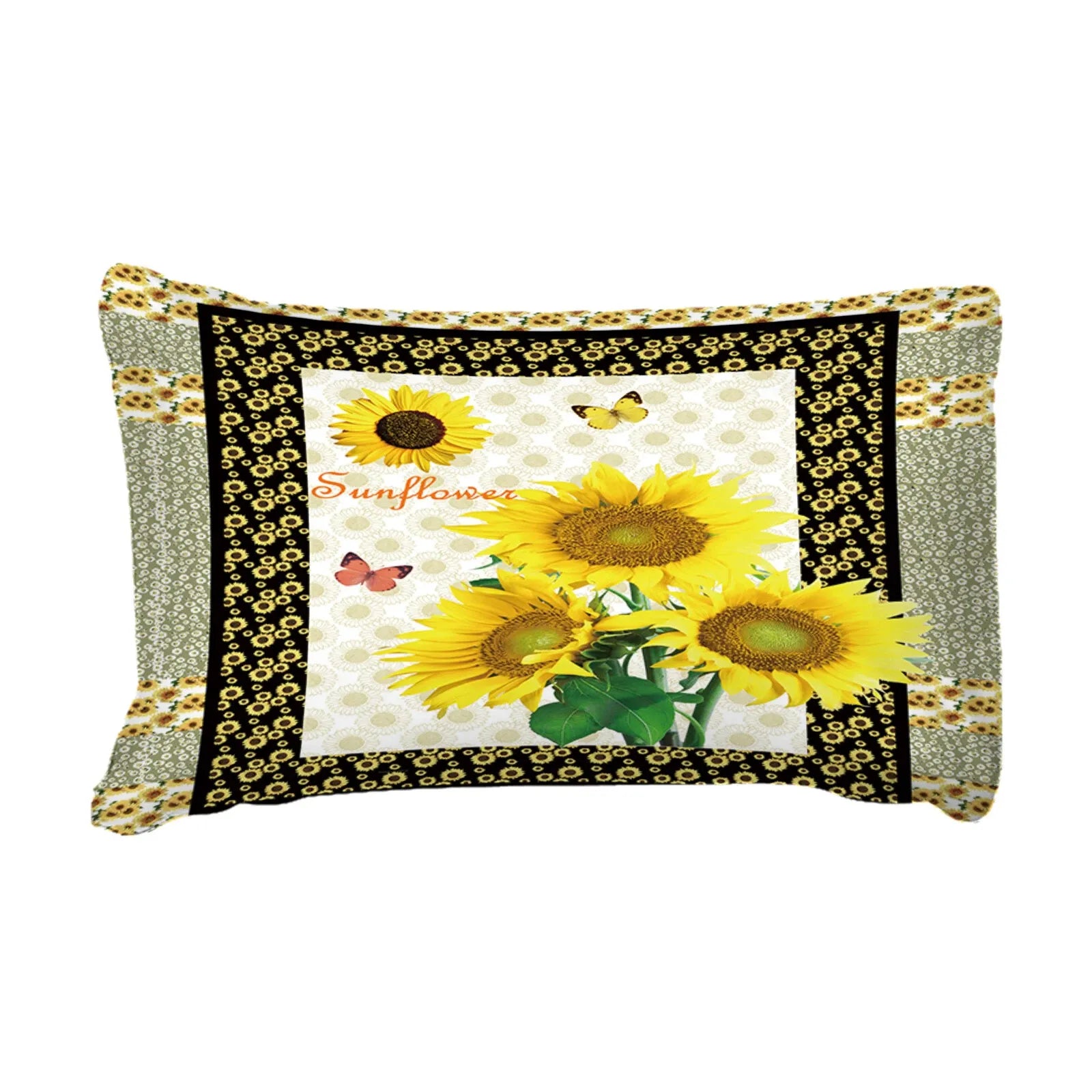 Golden Girasole Summer Bloom Quilt / Doona / Duvet Cover set