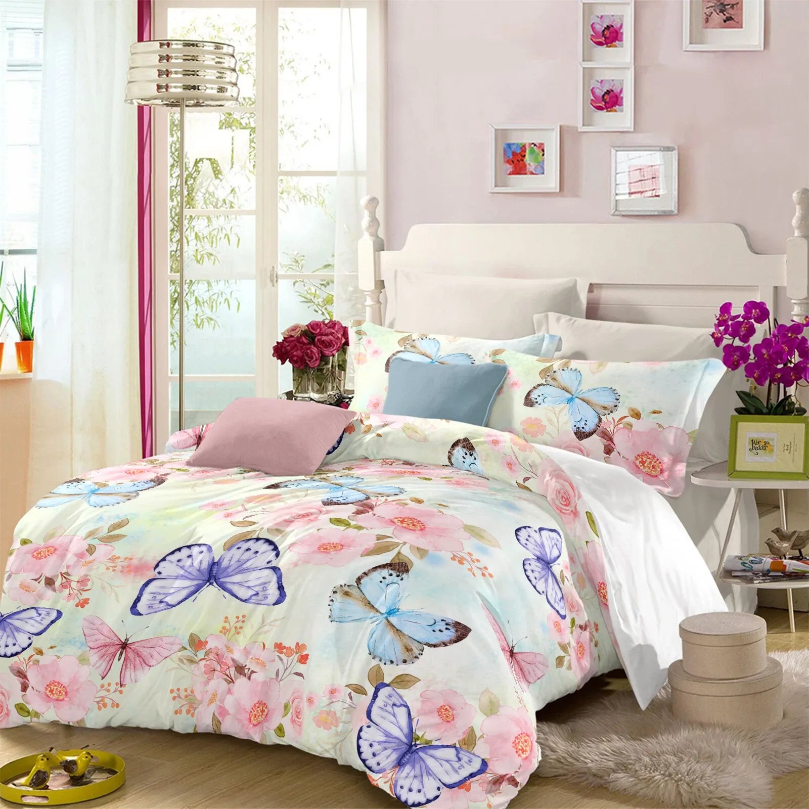 Butterfly Verona Paisley Quilt / Doona / Duvet Cover set
