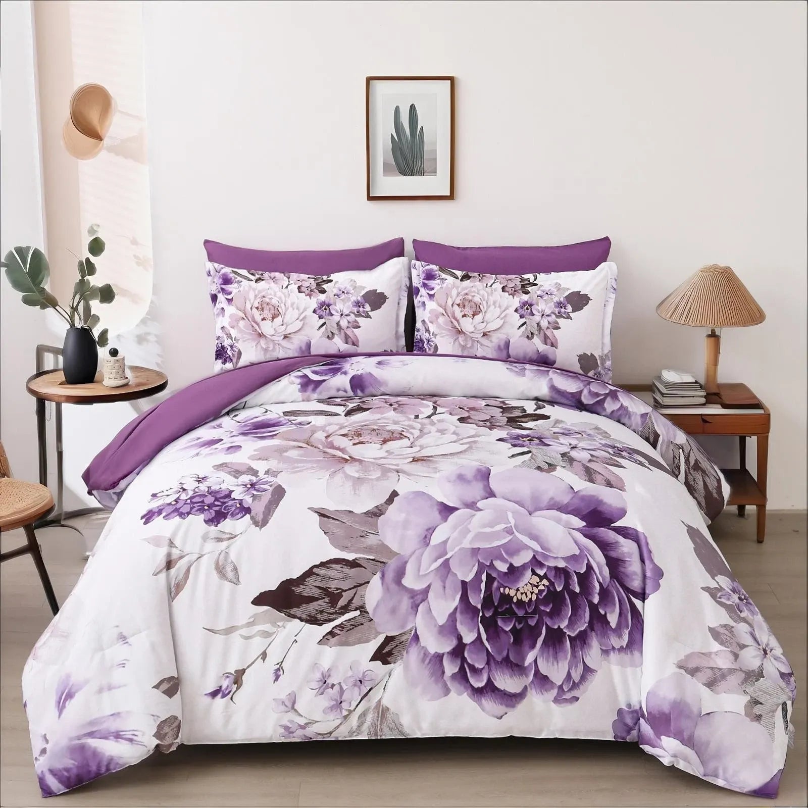 Purple Bloom Isadora Paisley Quilt / Doona / Duvet Cover set