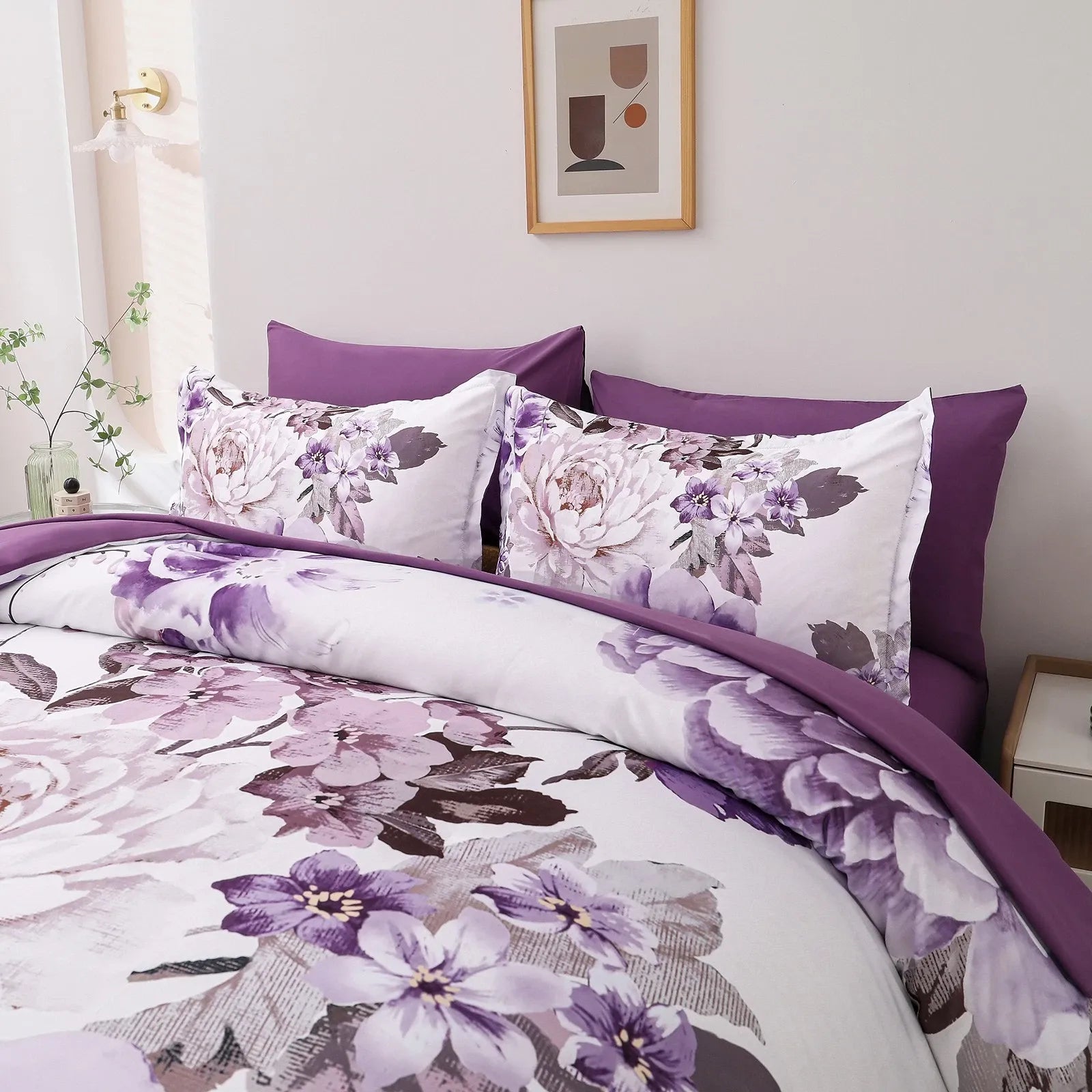 Purple Bloom Isadora Paisley Quilt / Doona / Duvet Cover set