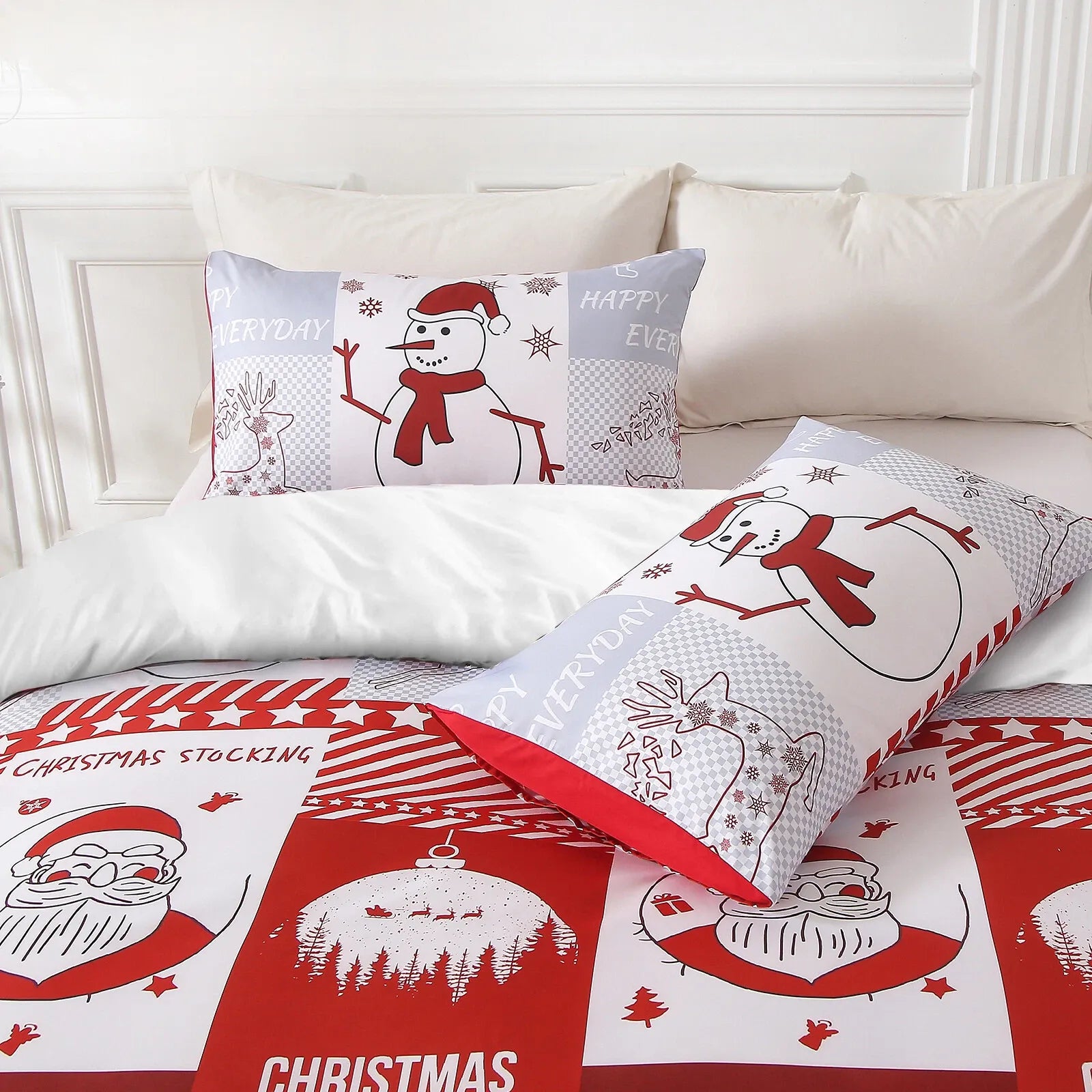 Christmas Florence Eden Quilt / Doona / Duvet Cover set