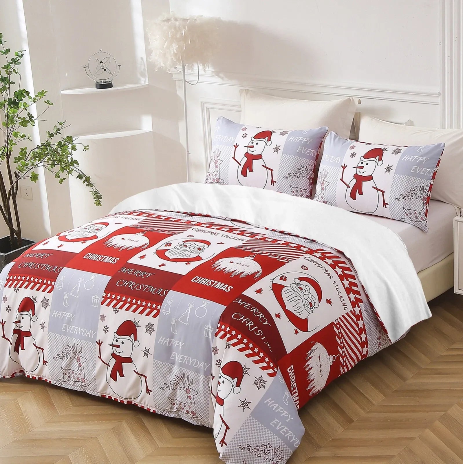 Christmas Florence Eden Quilt / Doona / Duvet Cover set
