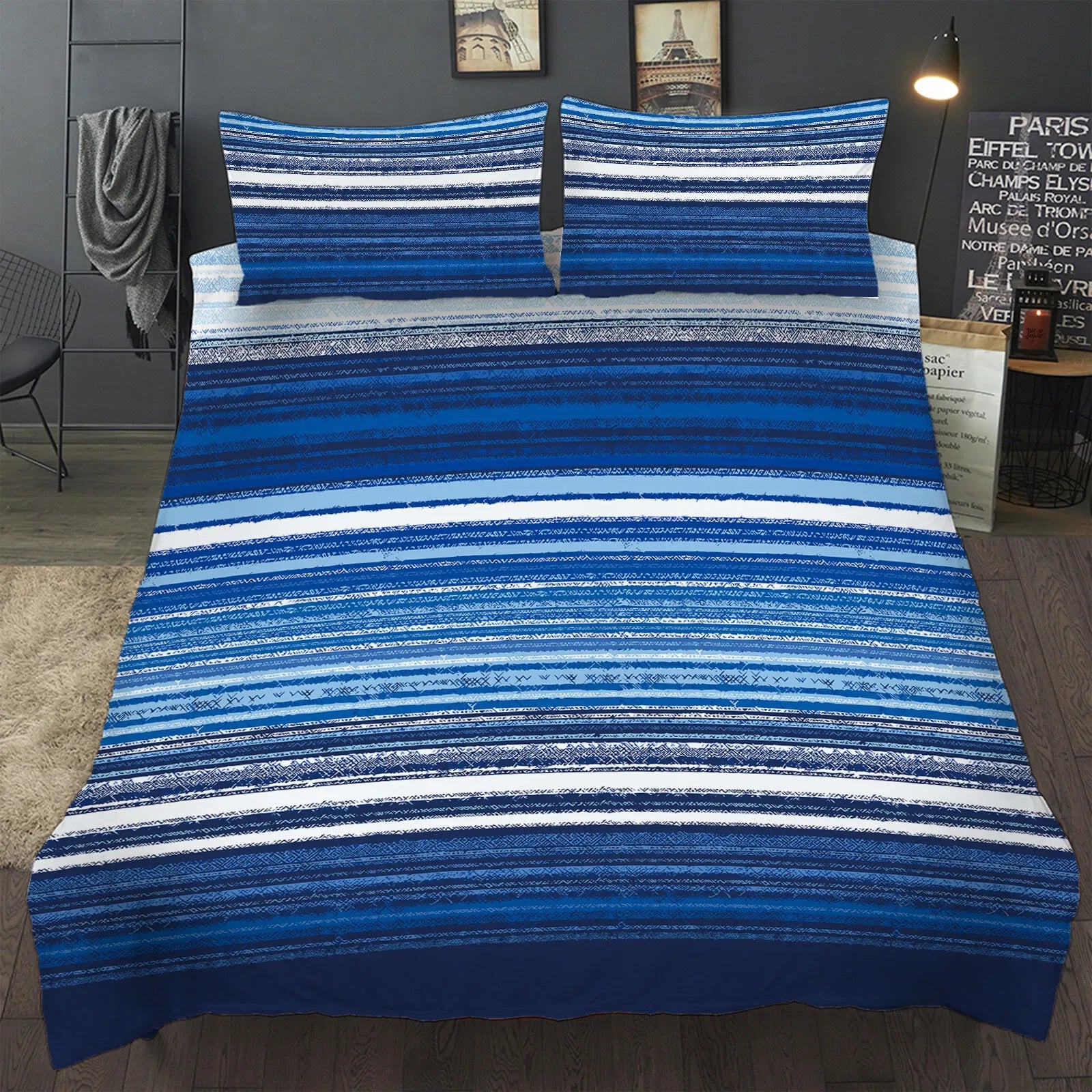 Stripe Catalina Ivy Quilt / Doona / Duvet Cover set