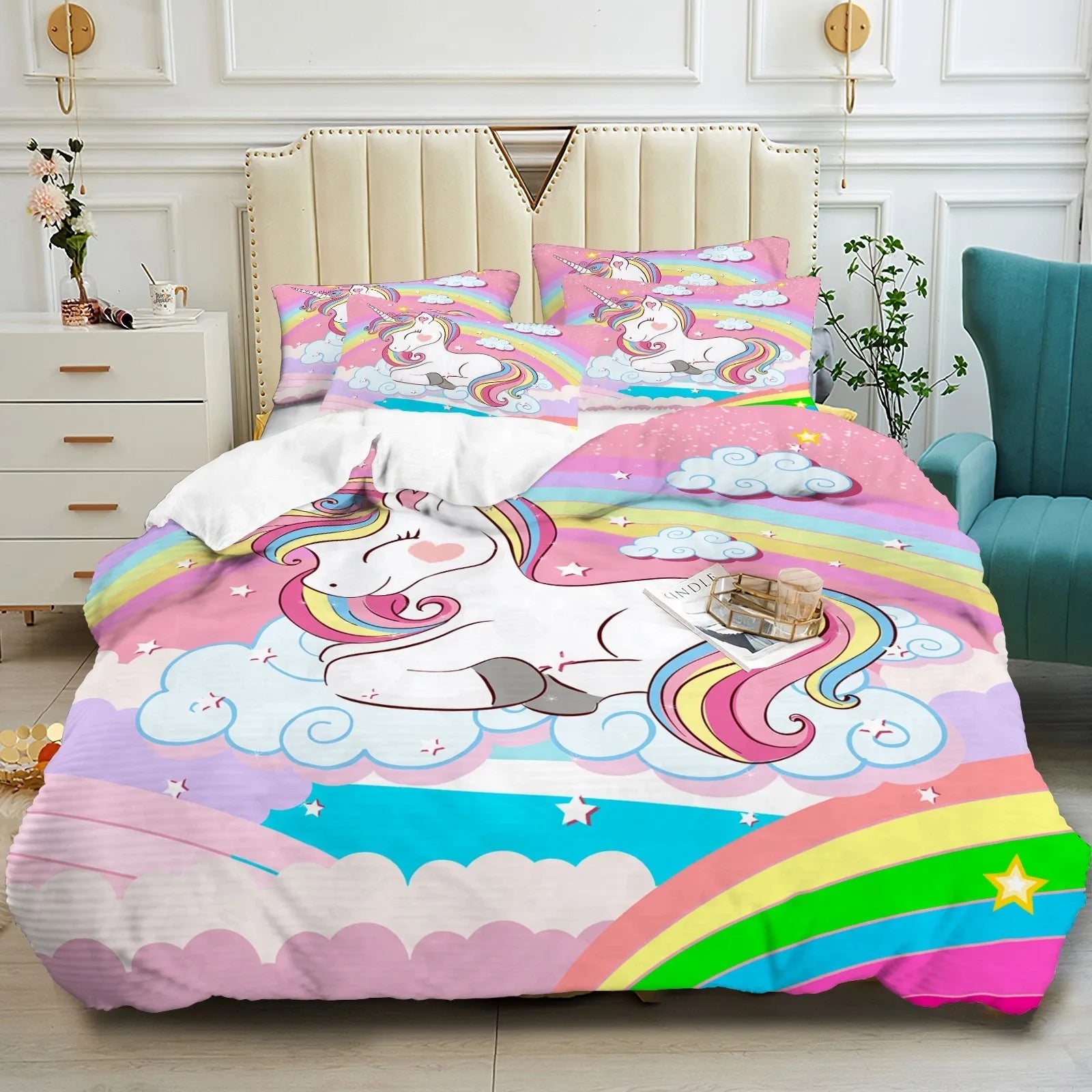 Gamaepad Delphine Marigold Quilt / Doona / Duvet Cover set