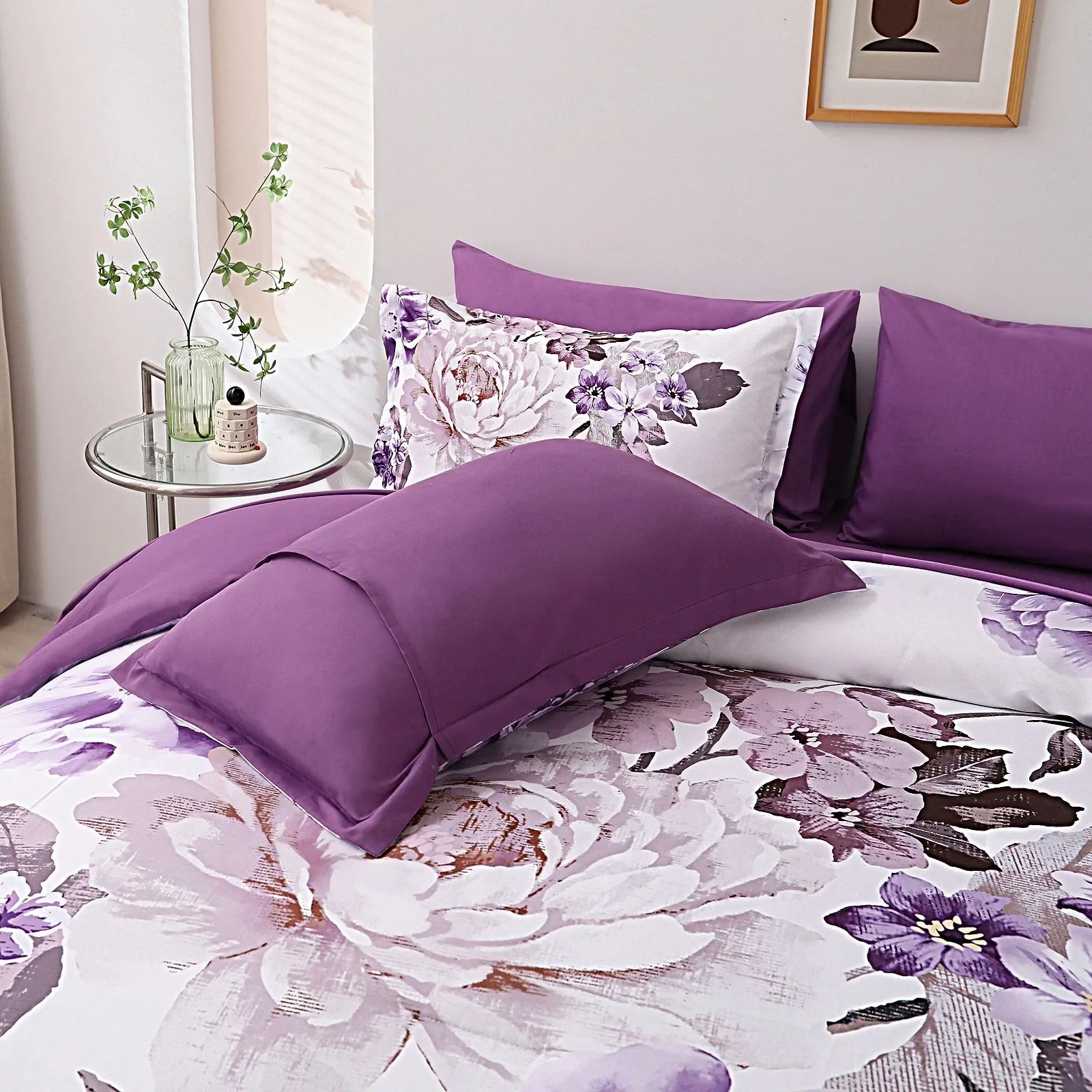 Purple Bloom Rosaline Eden Quilt / Doona / Duvet Cover set