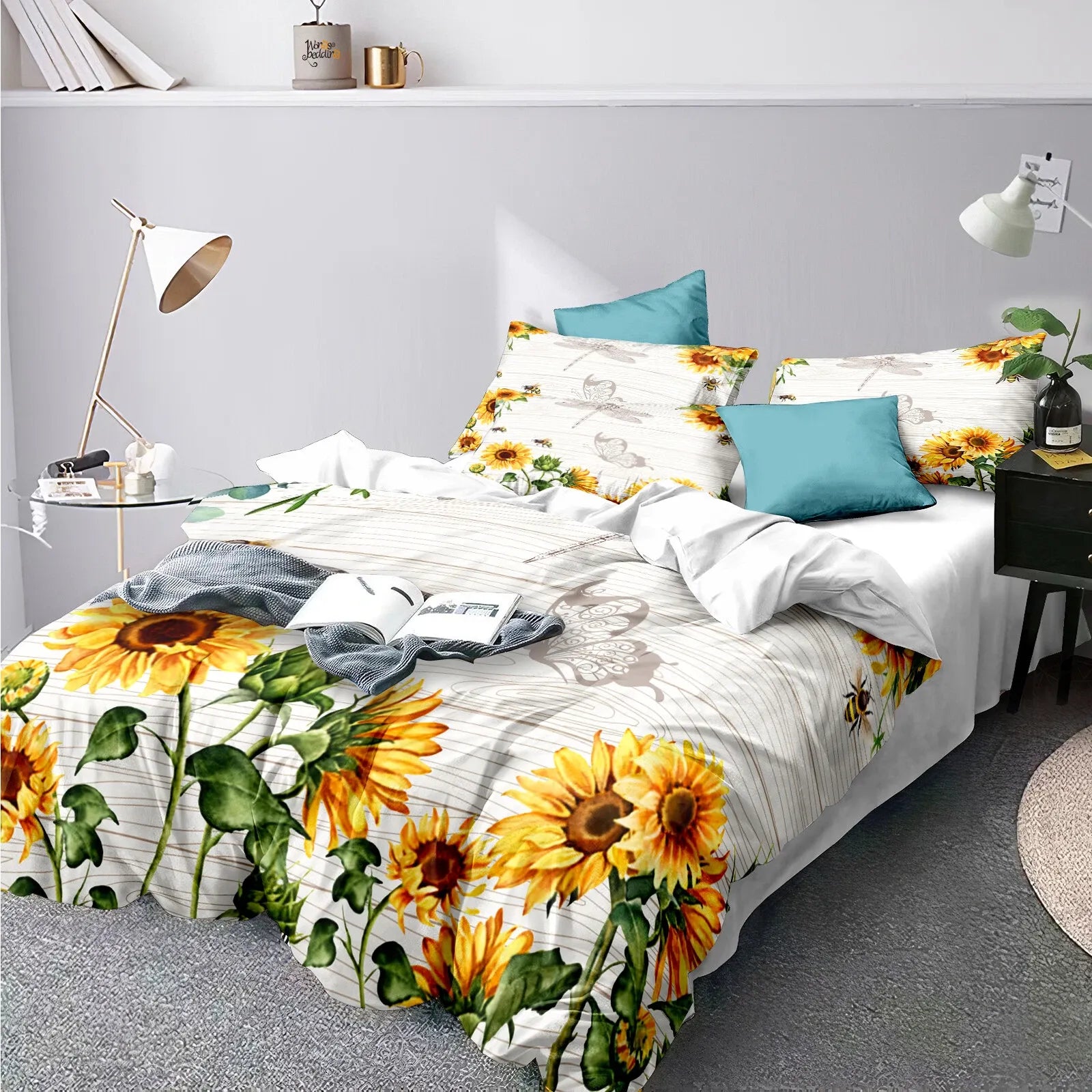 New Sabine Marigold Quilt / Doona / Duvet Cover set