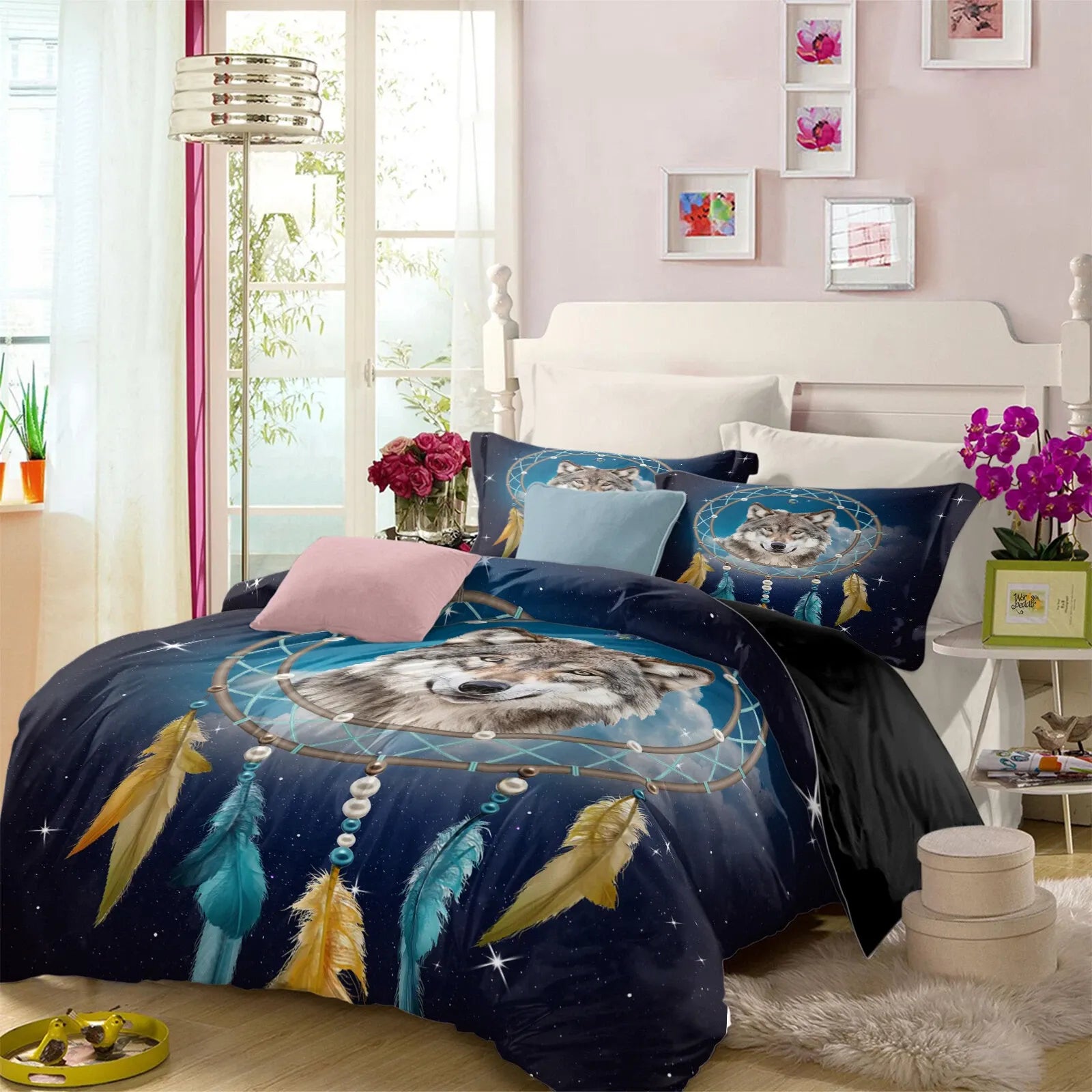 Orchid Violette Charm Quilt / Doona / Duvet Cover set