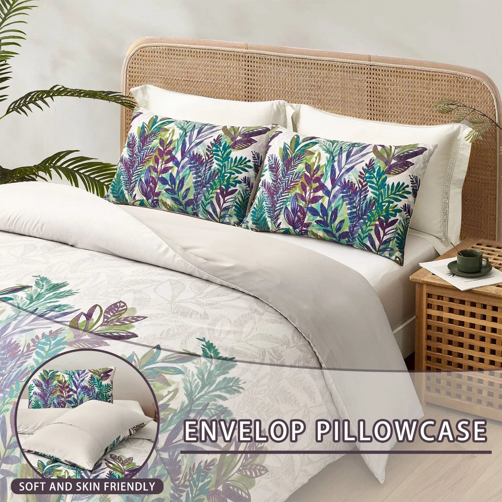 Marble Leaf Solenne Ivy Quilt / Doona / Duvet Cover set