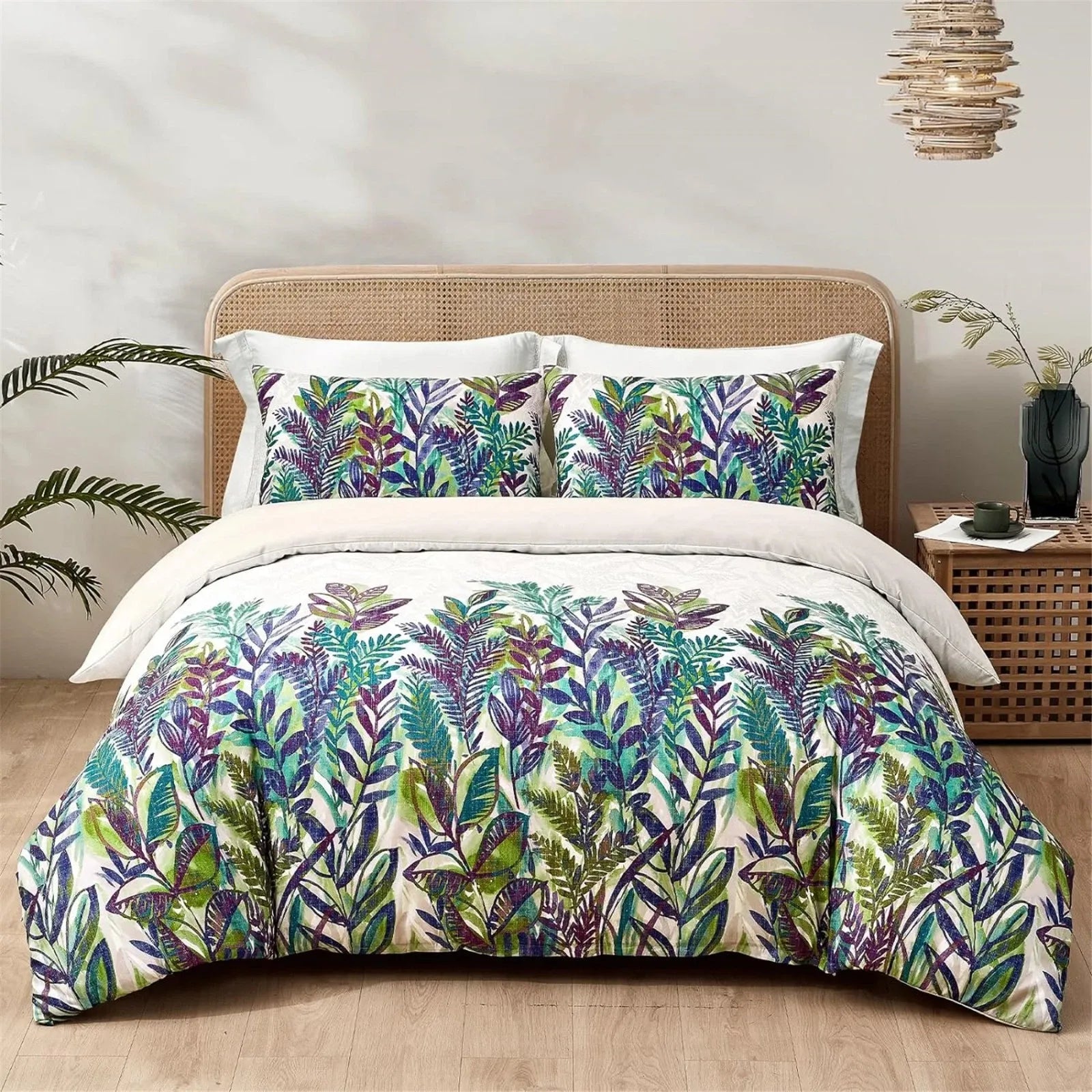 Marble Leaf Solenne Ivy Quilt / Doona / Duvet Cover set