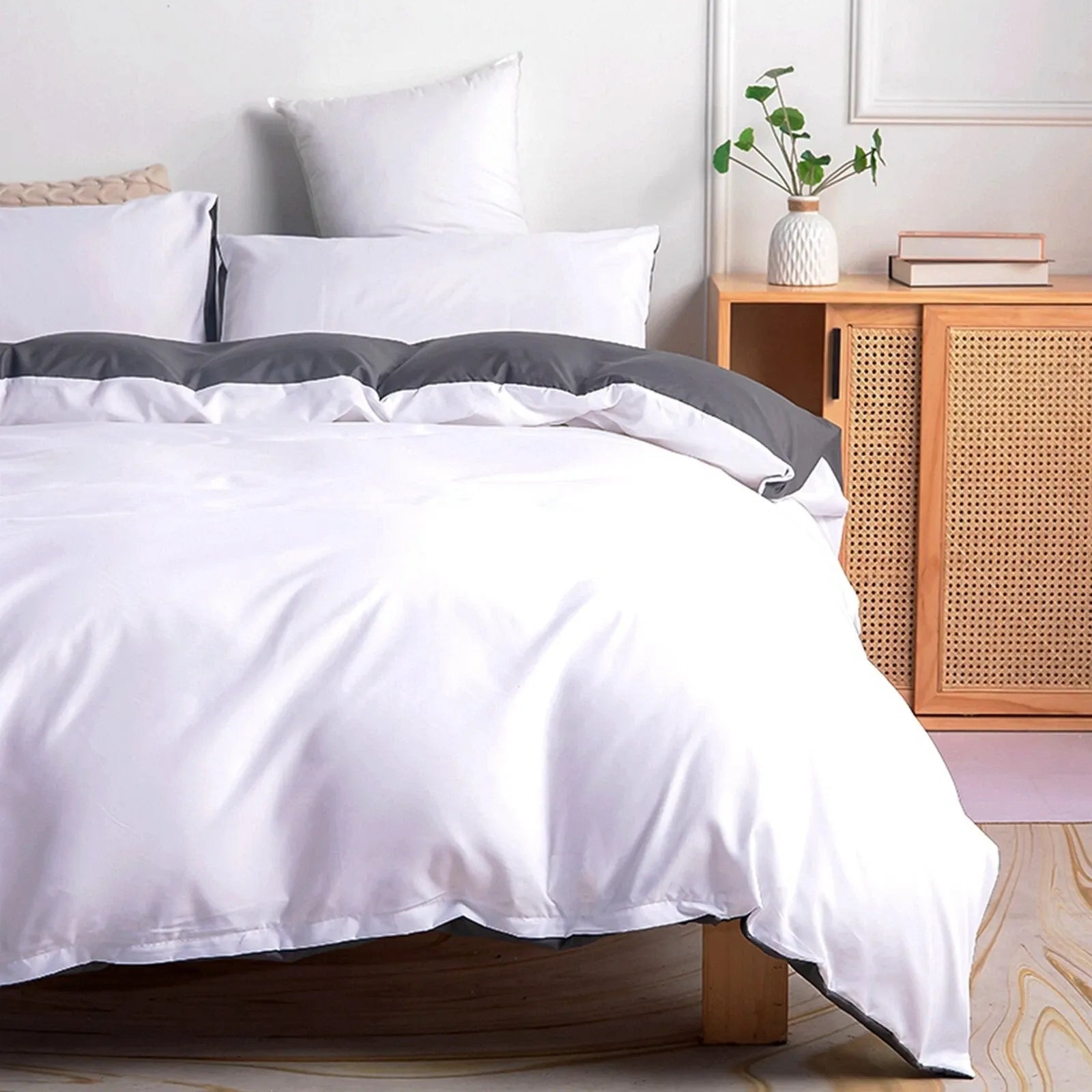 Stripe Bijou Willow Quilt / Doona / Duvet Cover set