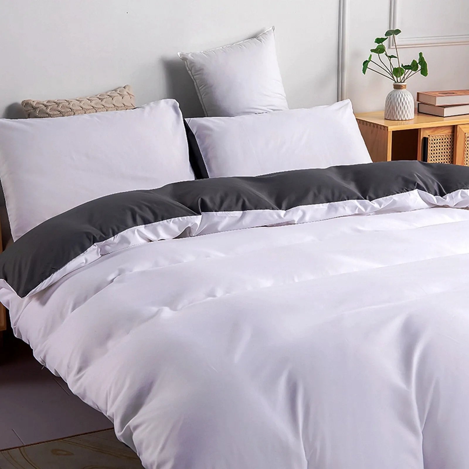Stripe Bijou Willow Quilt / Doona / Duvet Cover set