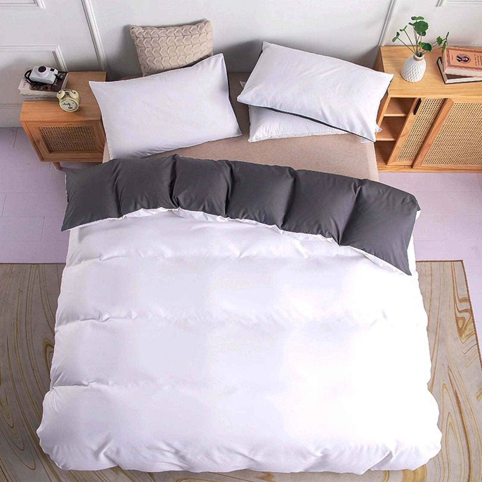 Stripe Bijou Willow Quilt / Doona / Duvet Cover set