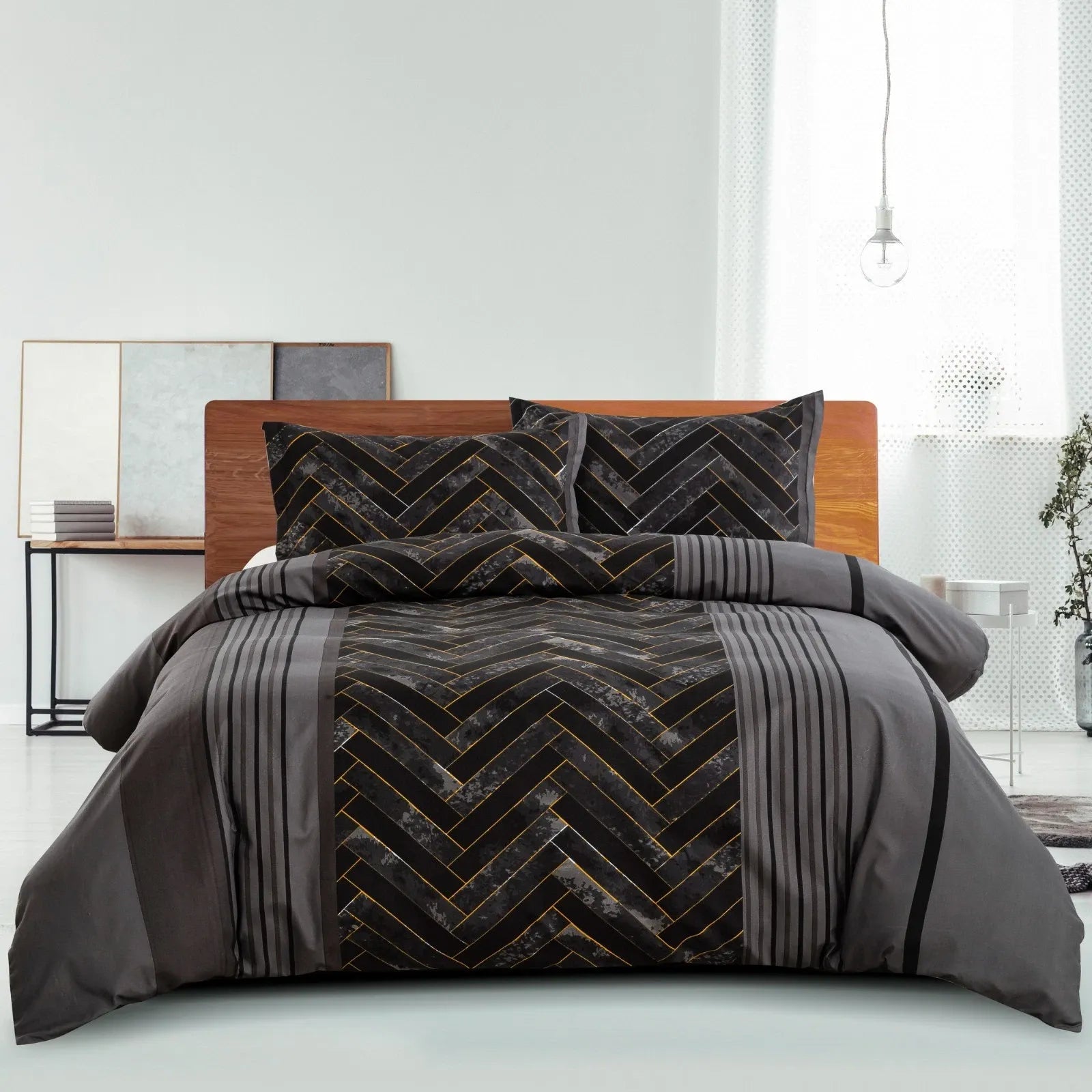 Marble Leaf Ophelia Bloomscape Quilt / Doona / Duvet Cover set