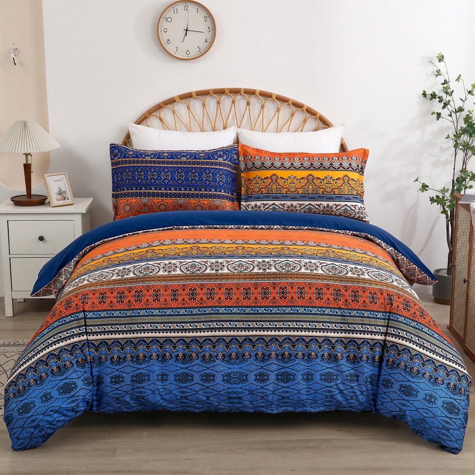 Stripe Aveline Marigold Quilt / Doona / Duvet Cover set