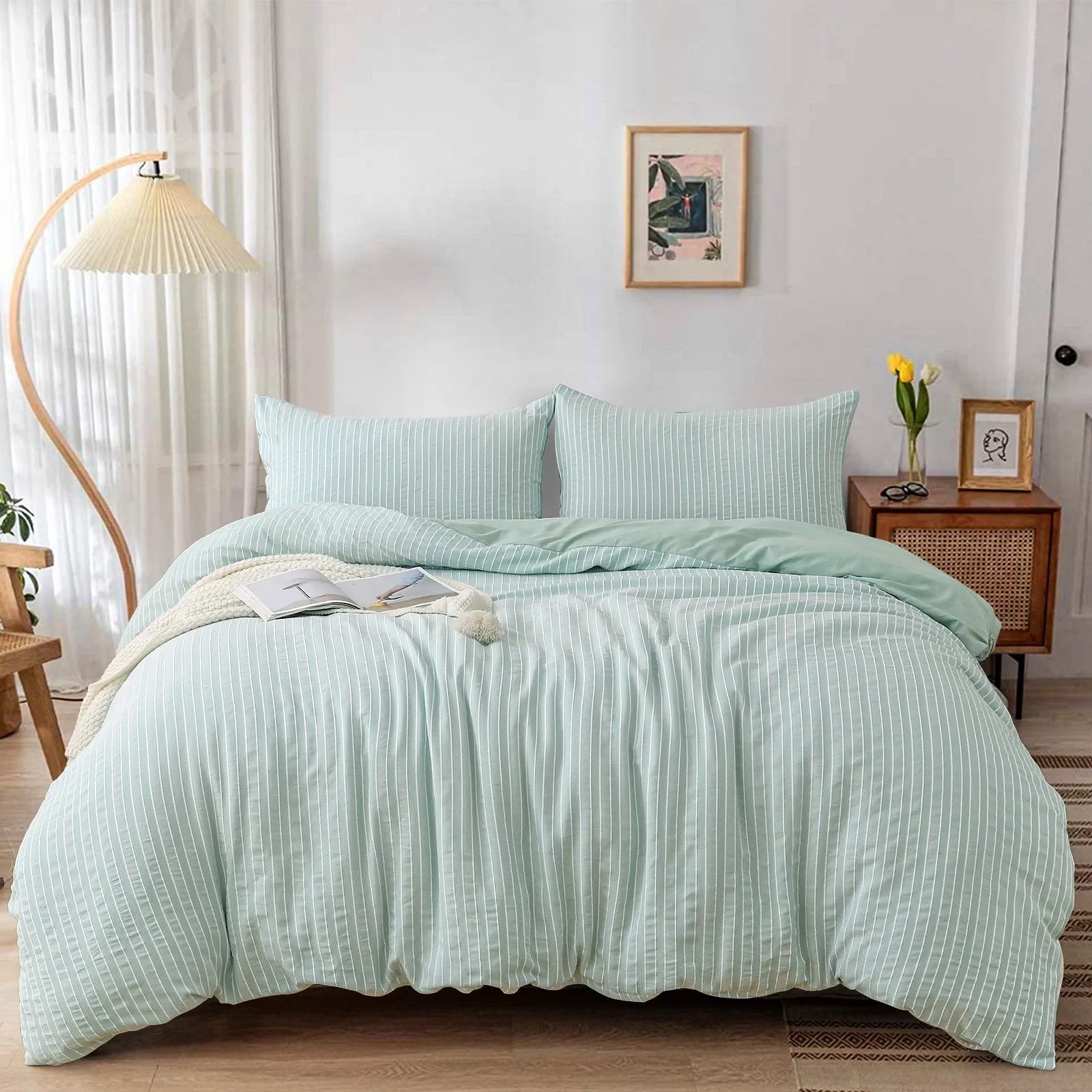 Stripe Avignon Gallery Quilt / Doona / Duvet Cover set