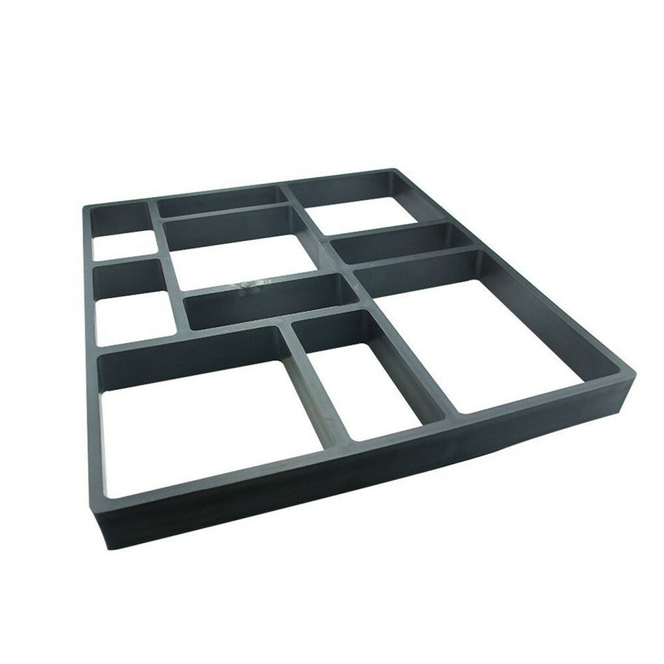 10Grids Garden Paving Brick Patio Concrete Slabs Maker Path Driveway Stone Mould