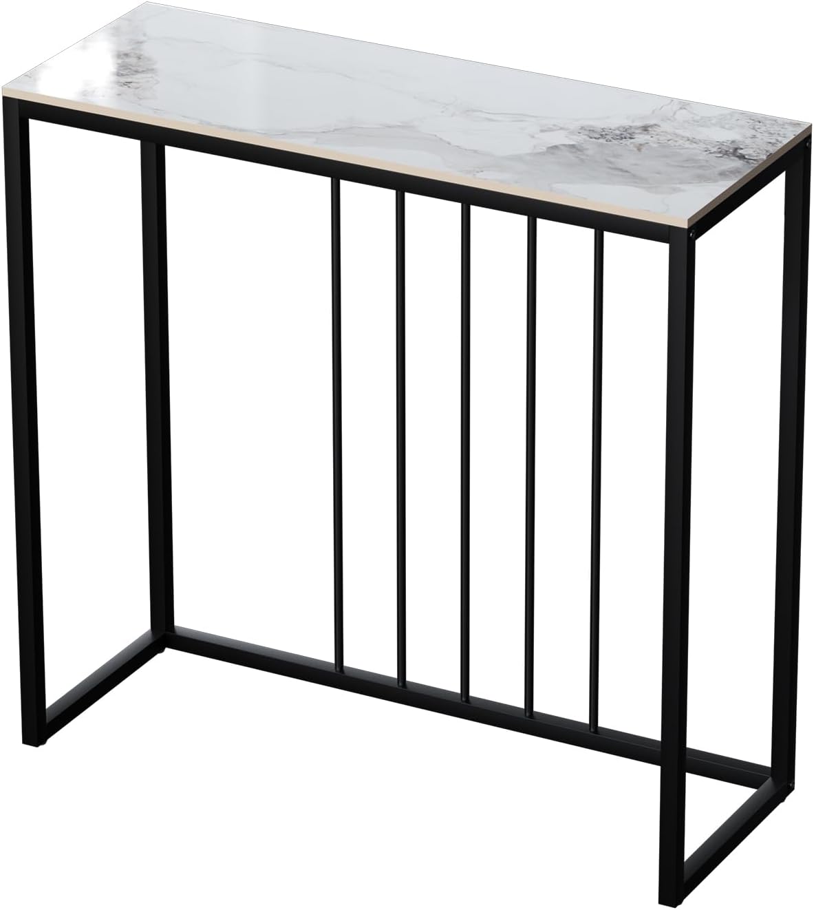 Glossy Sintered Stone Hallway Table