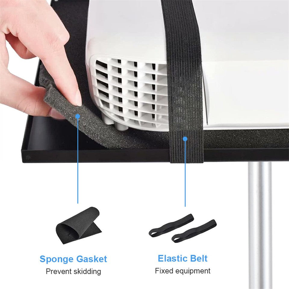 Universal Projector Tripod Laptop Floor Stand DJ Equipment Holder with Plate