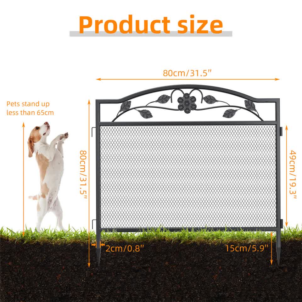 Heavy Duty Foldable Metal Indoor Outdoor Exercise Pet Fence Dog Playpen Kennel