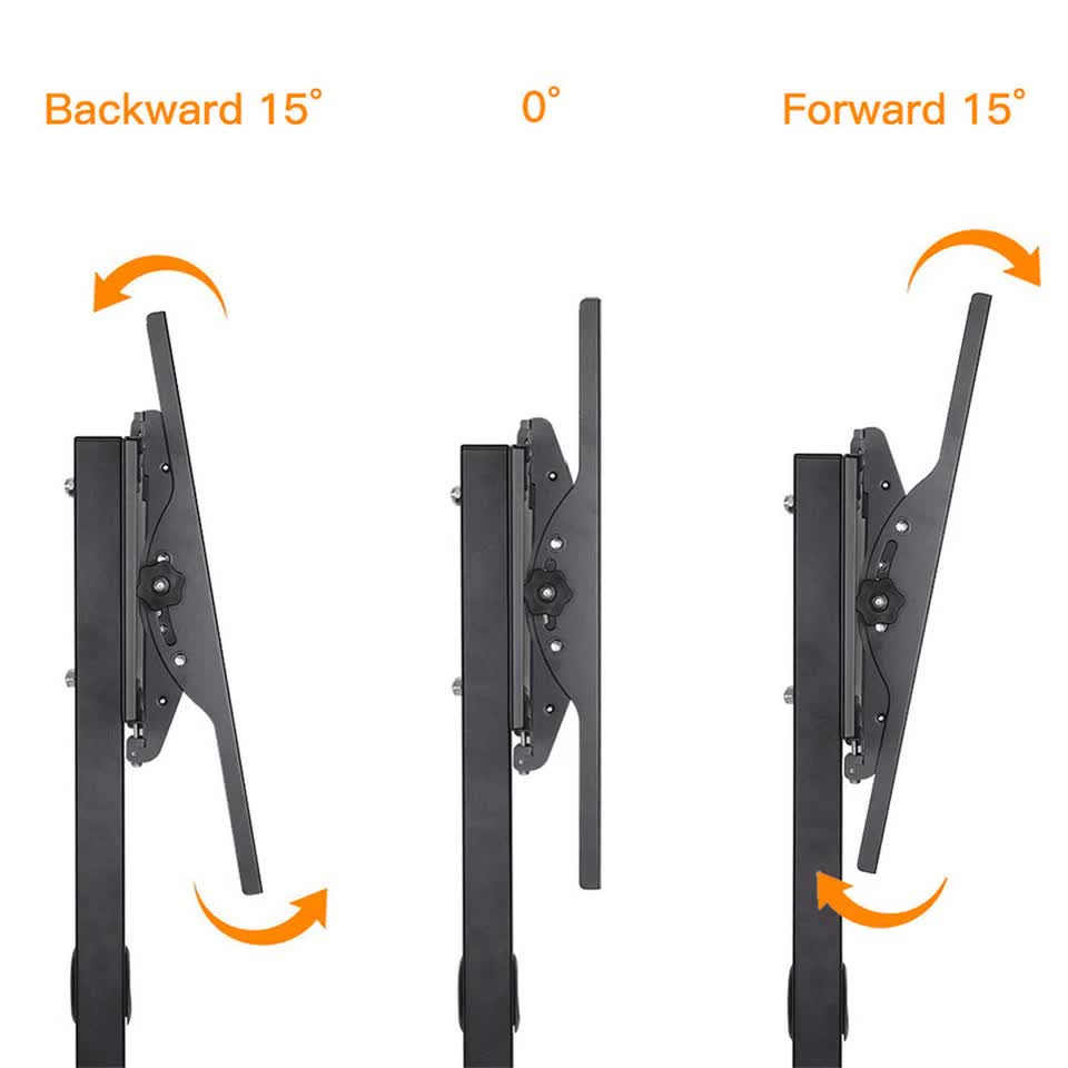 Home Theatre/ School Display Stand Mobile Tv Trolley Floor Stand Bracket 32-70"