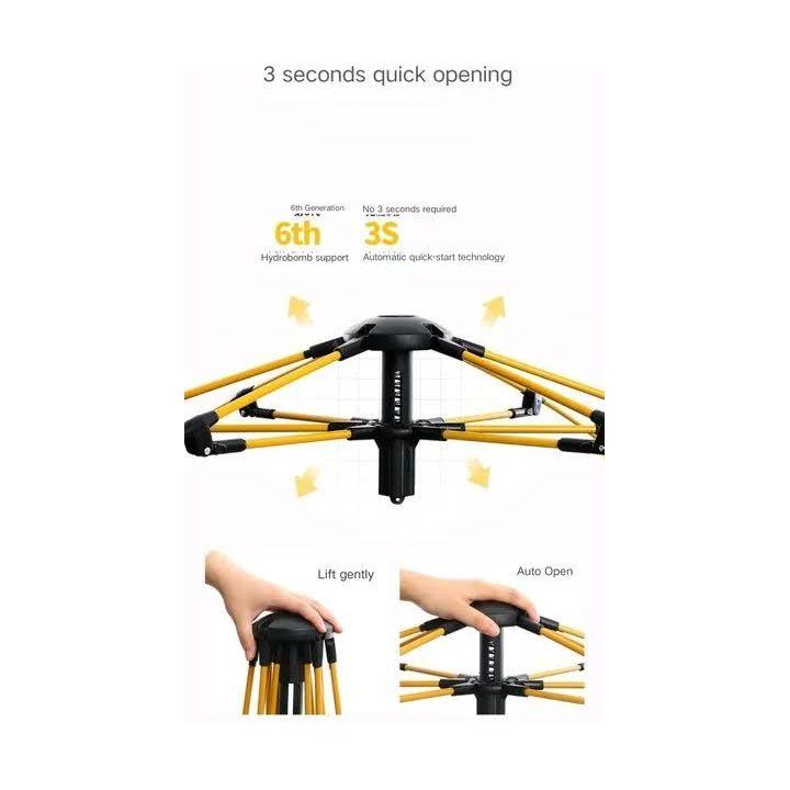 Outdoor Family Instant Ultralight Portable Folding Popup Waterproof Oxford Fiberglass Automatic Tent For Camping Events for 1-2 people