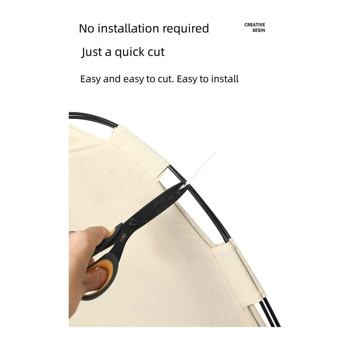 Outdoor Cat House,Pet Tent -Windproof and Dustproof Shelter for Small Pets, Green, Size: S  35*35*30cm