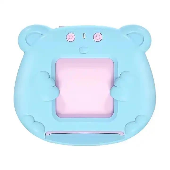 Blue Bear-Shaped Early Education Card Reader - Interactive Learning Toy with 510 Flashcards for Kids