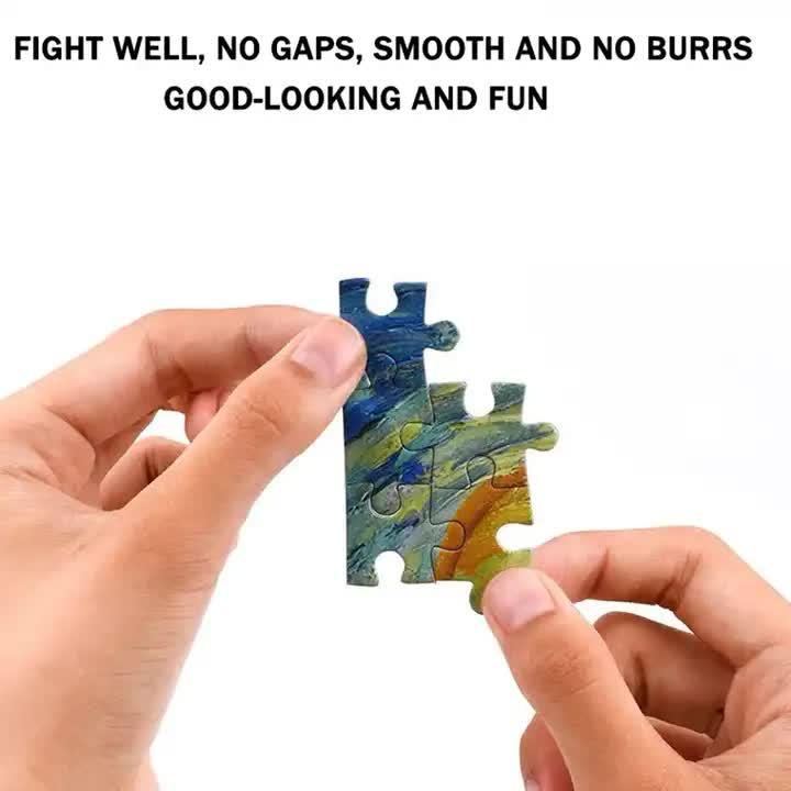 (2 PCS) 1000-Piece Cherry blossoms Jigsaw Puzzle - High Difficulty Stress-Relief Toy