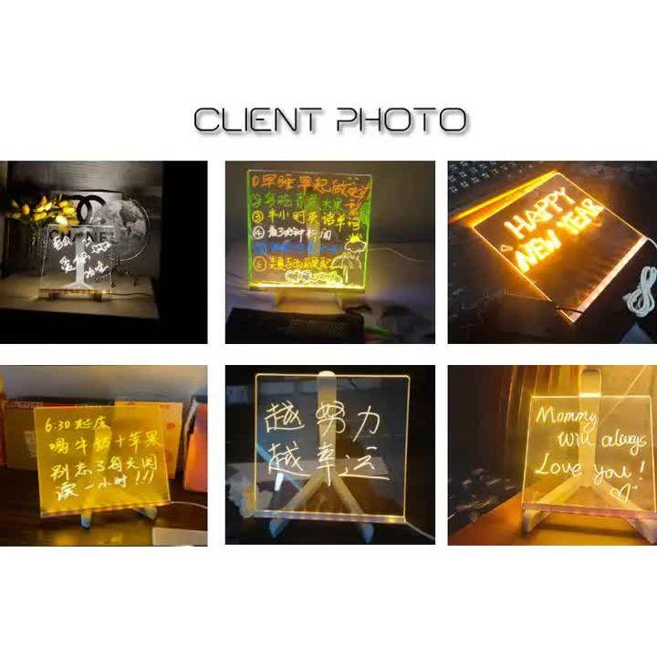 30*30 cm DIY Erasable Light-Up Drawing Board Set | Halloween Chalkboard Writing Board Craft Kit | Creative Craft Set for Kids & Adults