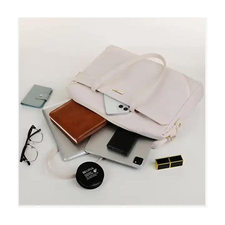 Grey Women’s Work Tote Bag – New Fashionable Laptop Bag, Large Capacity Business Briefcase, Commute & Office Tote