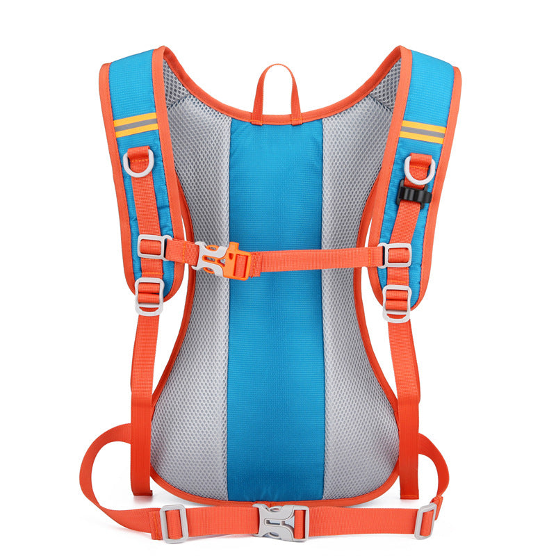 Blue Outdoor Sports Backpack for Running, Hiking, and Cycling - Lightweight and Waterproof(The product does not include a kettle)