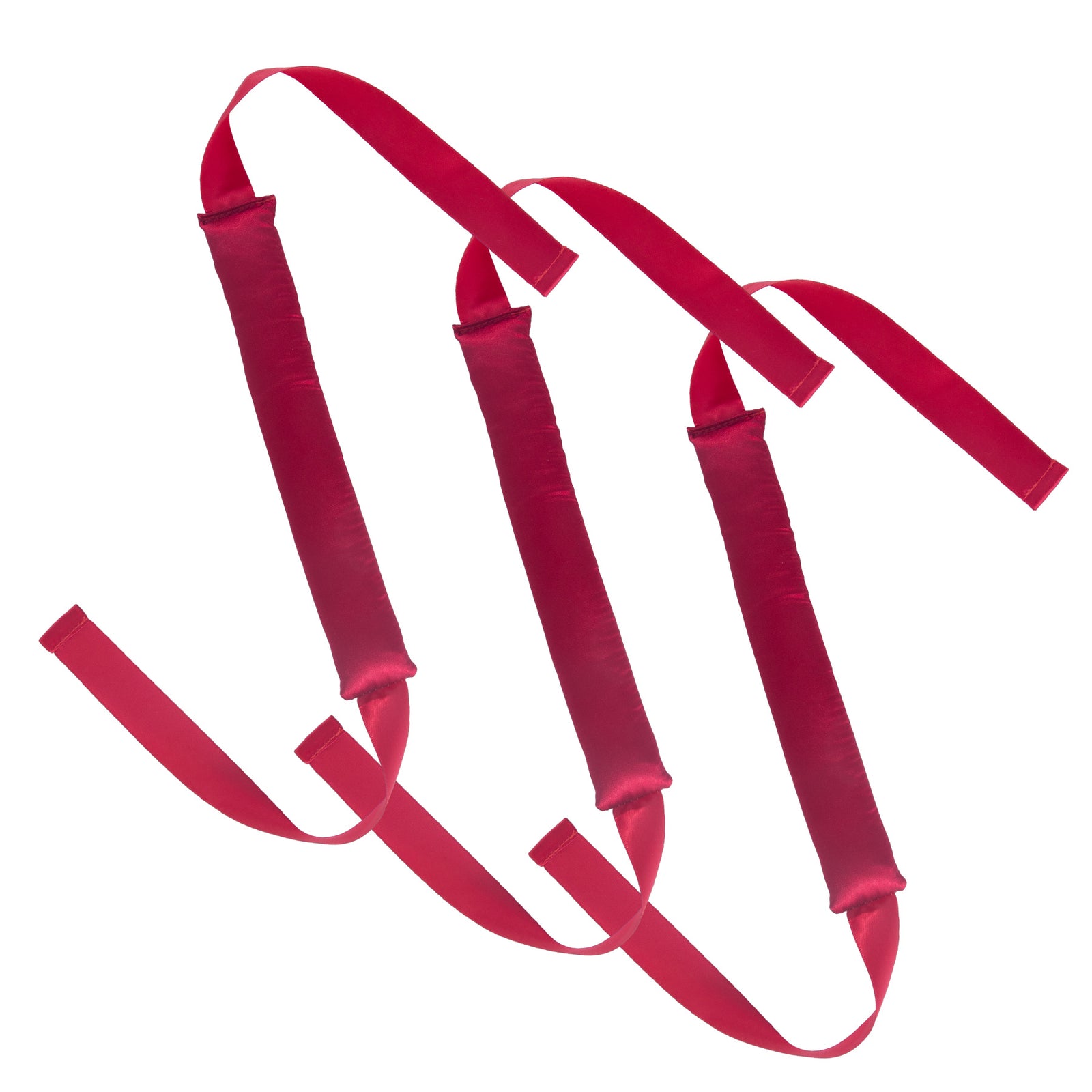 Claret 3 Sticks No-Heat Hair Curling Ribbon Kit - Silk Ribbon Curling Wand for Sleep-in Styling