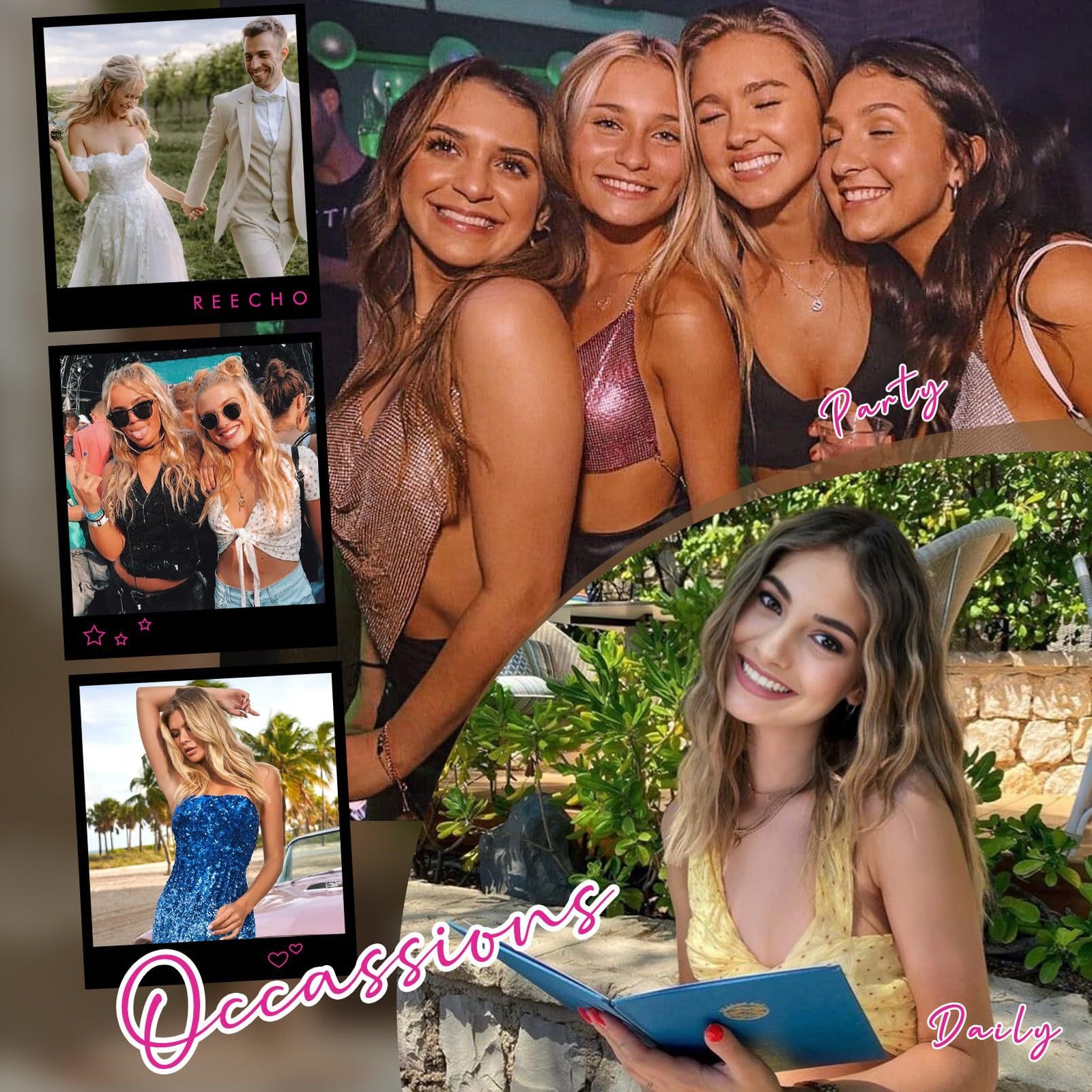 Black and Brown 12-Inch Clip-in Wavy Hair Extensions - 4-Piece Set, Easy to Apply, Instant Volume Boost