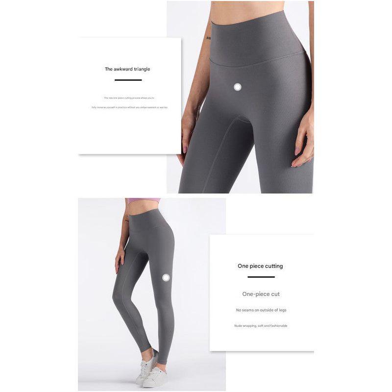 Size S Black High-Waisted Seamless Yoga Pants for Women – Tummy Control, Butt Lifting & Back Waistband Pocket