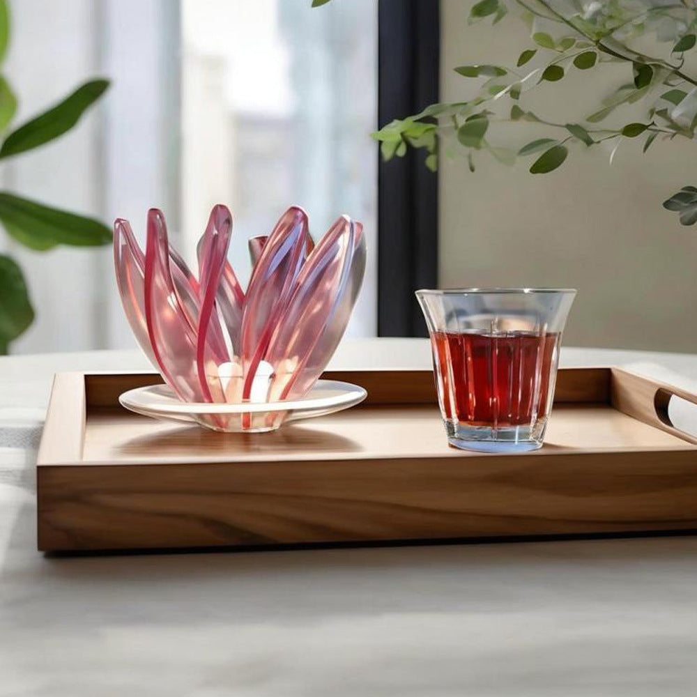 V60 Pour Over Coffee Dripper - Heat Resistant Brew Filter Cone - Pink(White Base)