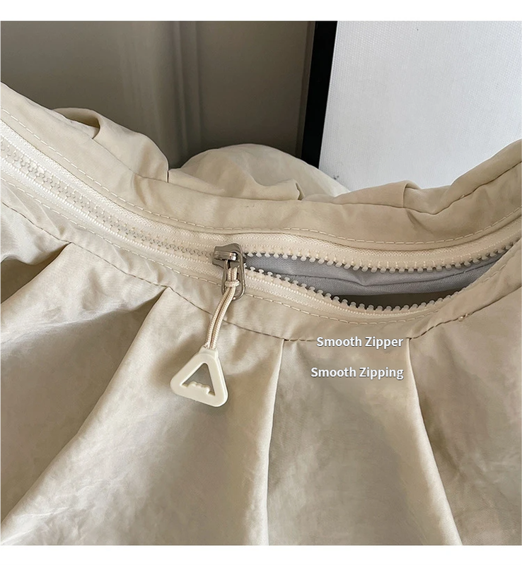 Blue Large Capacity Ruched Travel Duffel Bag - Stylish Yoga Mat Storage Shoulder Bag - Lightweight Gym Fitness Tote with Drawstring Detail for Weekend Getaways and Sports