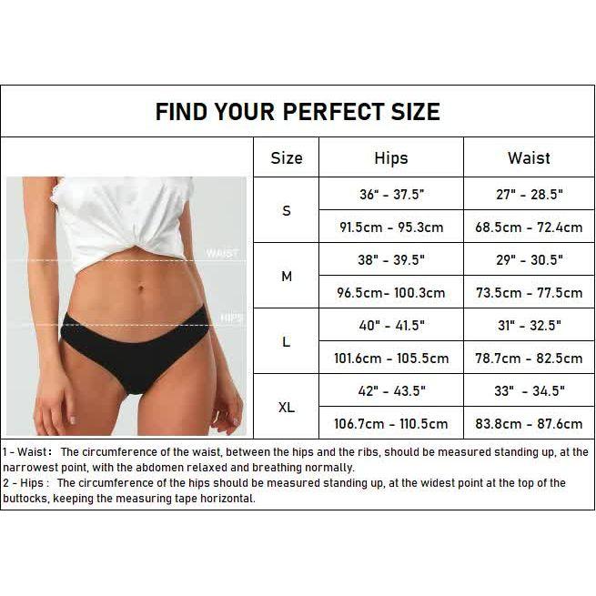 Comfortable Cotton Low-Waist Underwear, Breathable and Soft, Set of 6 Colors size S