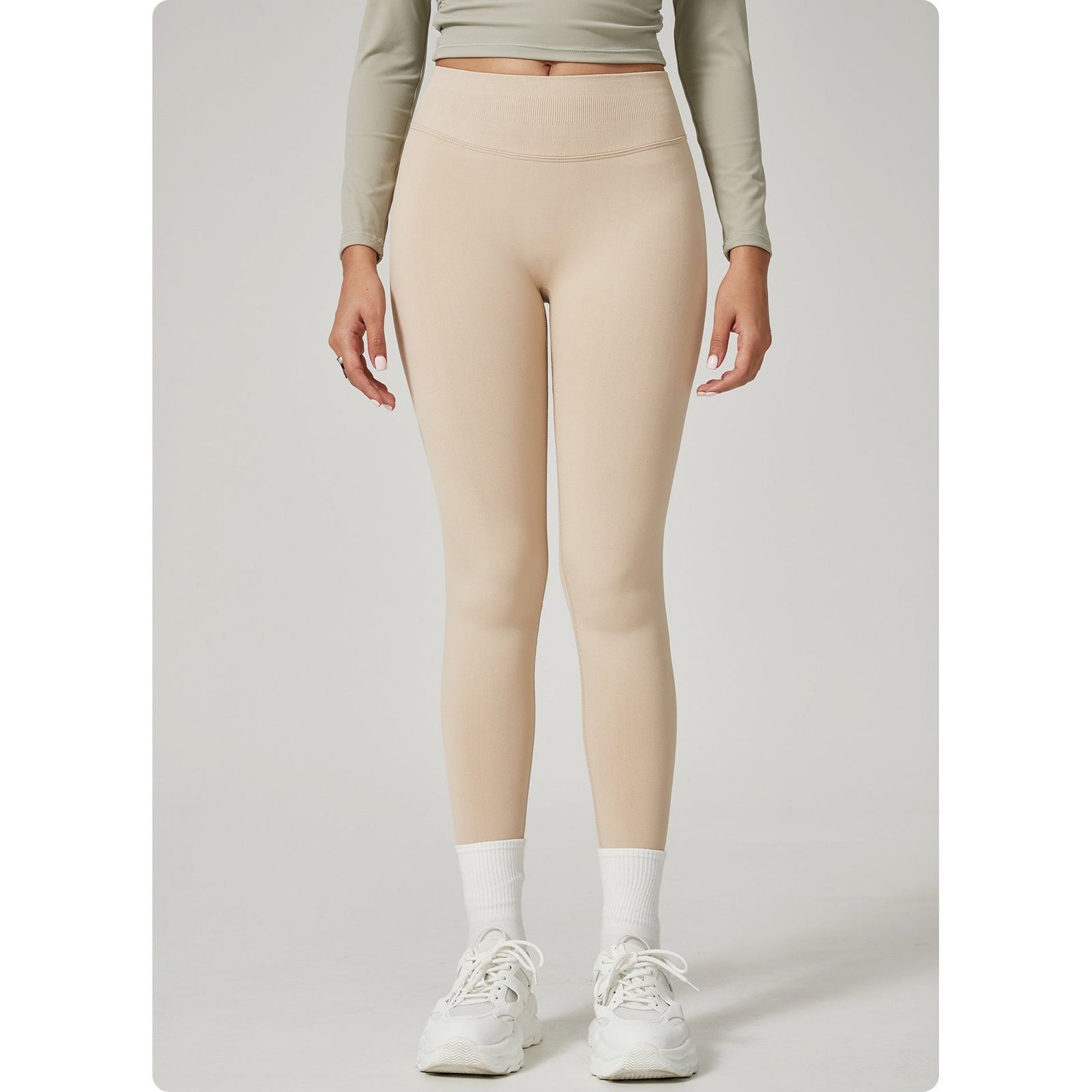 Light Blue High-Waisted Butt Lift Yoga Pants for Women - Peach Hip Design, Full-Length Leggings, Workout and Fitness Activewear size XL